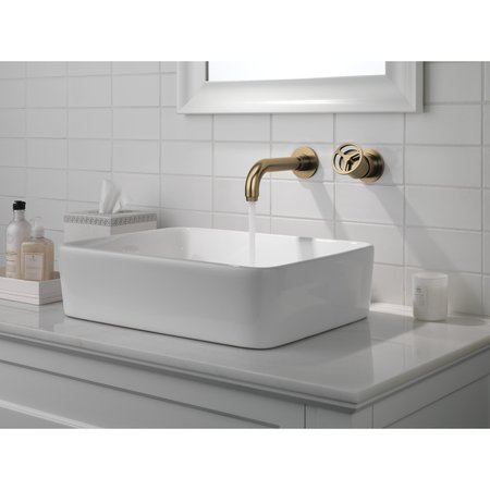 Delta Trinsic: Two Handle Wall Mount Bathroom Faucet Trim T3558LF-CZWL